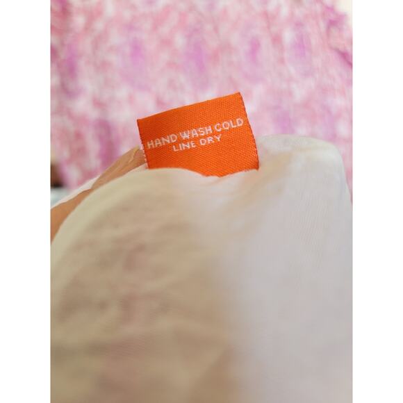 Oliphant Sleeveless Smocked Maxi in Malta Pink Sz S - Picture 4 of 7